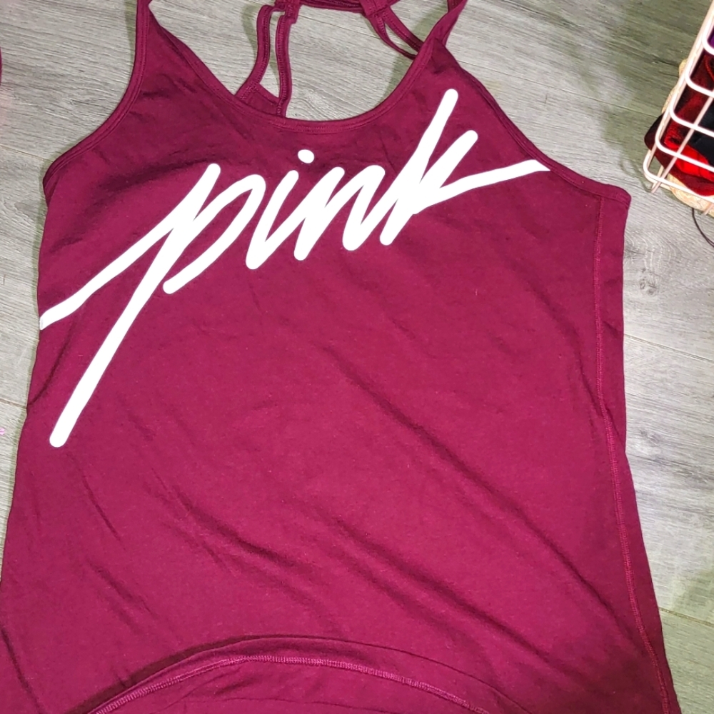 Pink workout top